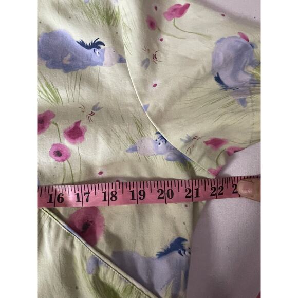 Eeyore nursing scrub top Disney womens size medium Tie Back - Picture 7 of 8